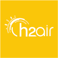Logo H2air Solaire - H2air producteur d'électricité renouvelable indépendant